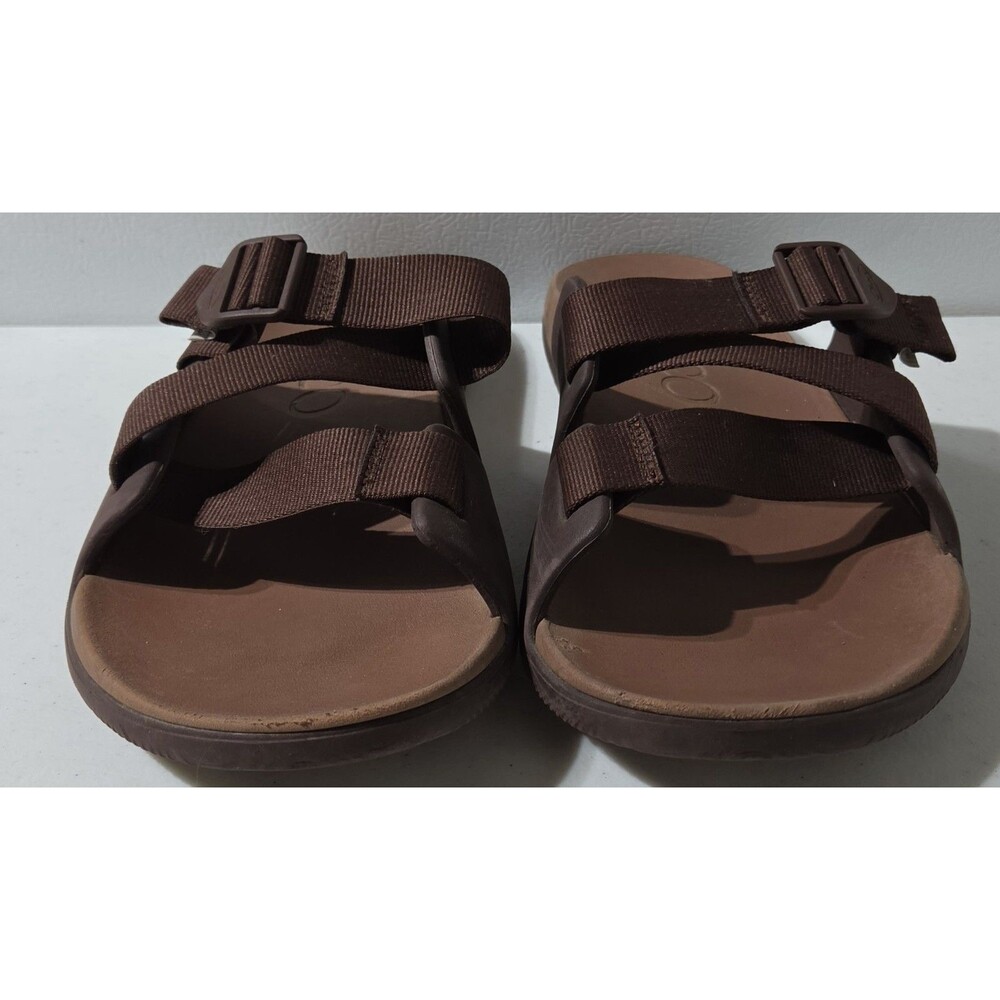 Chaco Chillos Slide Sandals Mens Size 12 Brown Adjustable Z-Strap